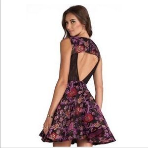 Alice + Olivia Foss Jacquard Dress